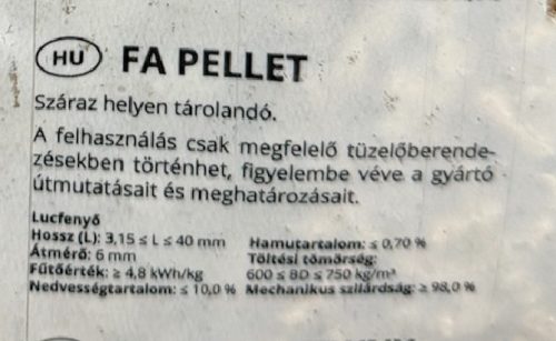 MAXIMUS Prémium Fenyő pellet (EN plus A1)