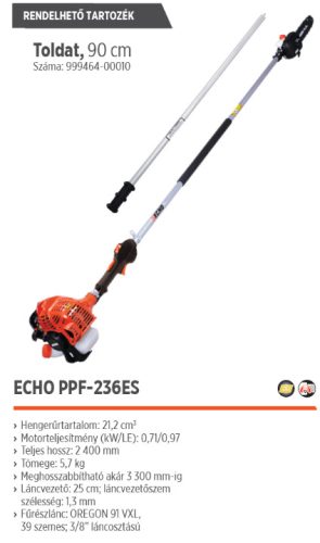ECHO PPF-236ES MAGASSÁGI ÁGVÁGÓ