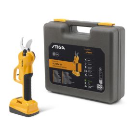   STIGA akkumulátoros metszőolló SC 100e Kit ( akkumulátor és töltő tartozék )