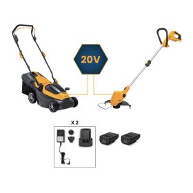   STIGA akkumulátoros fűnyíró COLLECTOR 136e Kit + GT 100e szegélynyíró (akkumulátorral és töltővel)