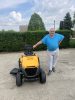 STIGA oldalkidobós fűnyíró traktor TORNADO 5108 W