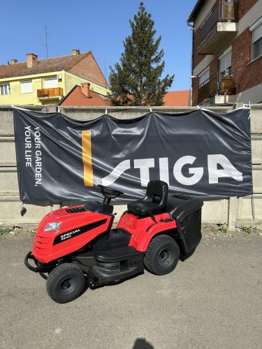 SPECIAL 384 H fűgyűjtős fűnyíró traktor ( STIGA gyártmány )