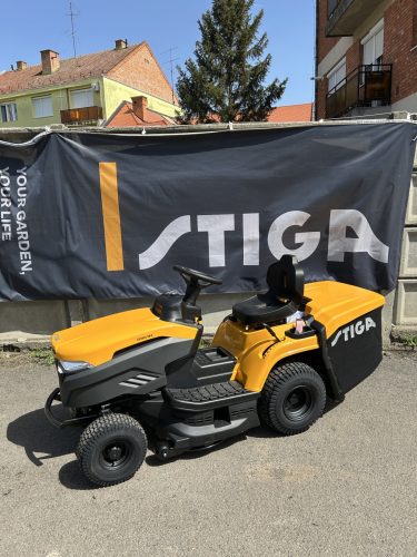 STIGA fűgyűjtős fűnyíró traktor ESTATE 384