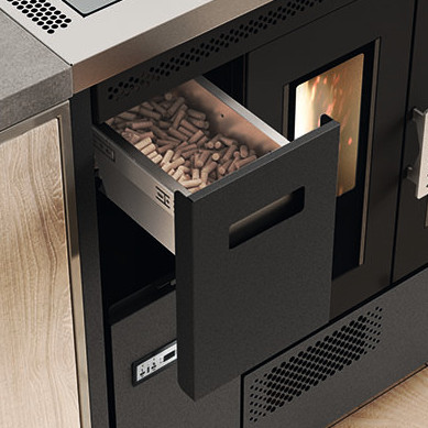 Enrica pellet tűzhely (9,3 kW)
