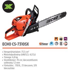 ECHO CS-7310SX/50 benzinmotoros láncfűrész