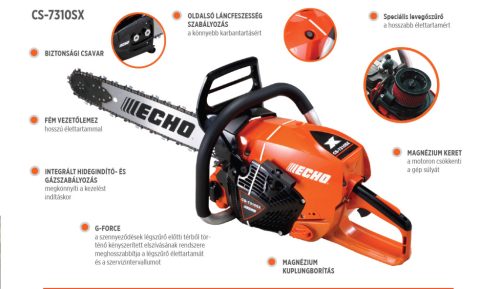 ECHO CS-7310SX/50 benzinmotoros láncfűrész