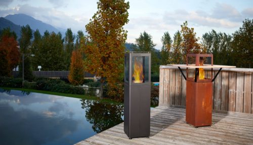 Qube kültéri pellet fűtés