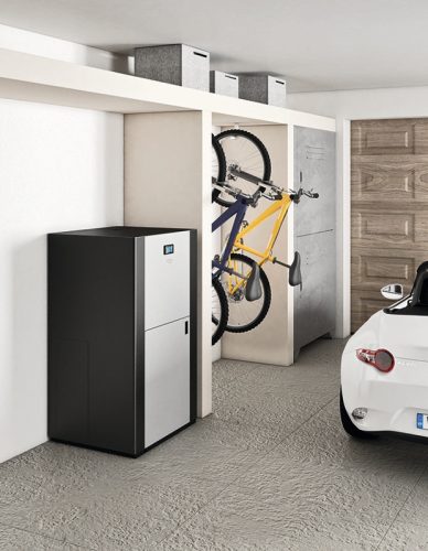 Ev 50 vízteres pellet kályha (50 kW)