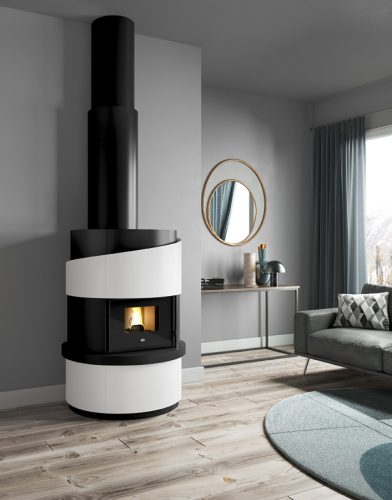Dante pellet kályha (7,3 kW) Szofisztikált, szép külső.