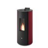Manola pellet kályha (9,1 kW) Hermetikusan zárt. 19 kilós pellet tartály