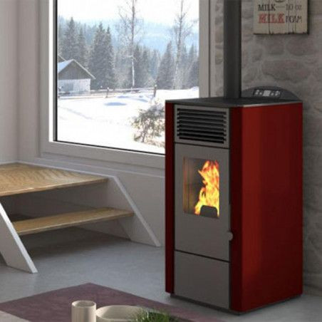 Lory pellet kályha (9,5 kW) Egyszerű és erős 
