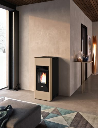 Karina pellet kályha (9,5 kW) 25 kilós pellet tartály