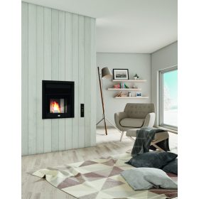   Andrea pellet kandalló (9,5 kW)  Légcsatornázható. Dupla ventilátorral