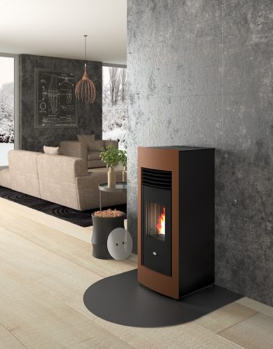 Letizia pellet kályha (15,4 kW) Légcsatornázható 2 csatornávl