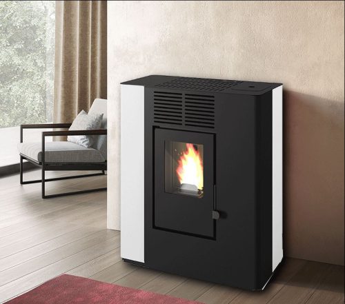 Nella2 pellet kályha (9,4 kW) Légcsatornázható 2 csatornával