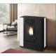 Nella2 pellet kályha (9,4 kW) Légcsatornázható 2 csatornával