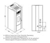 Minni pellet kályha (6,3 kW)