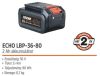 ECHO DSRM-310L akkumulátoros szegélynyíró (2Ah akkumulátorral és töltővel)