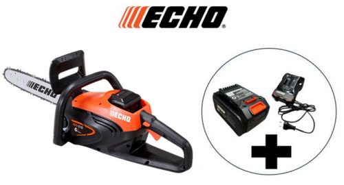ECHO DCS-310 akkumulátoros láncfűrész (4 Ah akkumulátorral és töltővel)