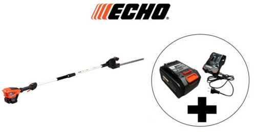 ECHO DHCA-310 akkumulátoros magassági sövényvágó (2 Ah akkumulátorral és töltővel)