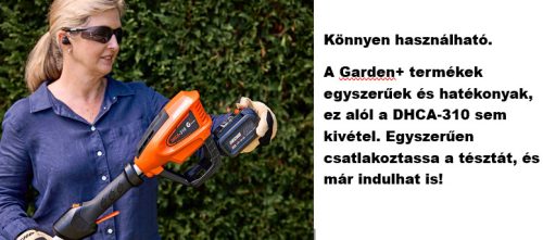 ECHO DHCA-310 akkumulátoros magassági sövényvágó (2 Ah akkumulátorral és töltővel)