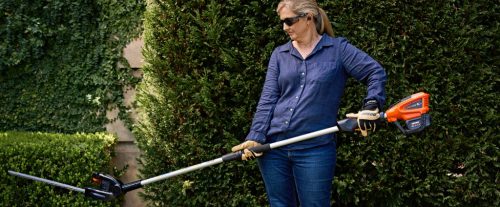 ECHO DHCA-310 akkumulátoros magassági sövényvágó (akkumulátor és töltő nélkül)