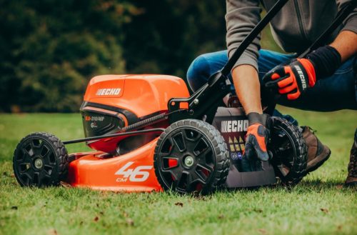 ECHO DLM-310/46P akkumulátoros fűnyíró (4 Ah akkumulátorral és töltővel)