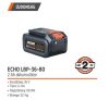 ECHO DPB-310 akkumulátoros lombfúvó (2 Ah akkumulátorral és töltővel)